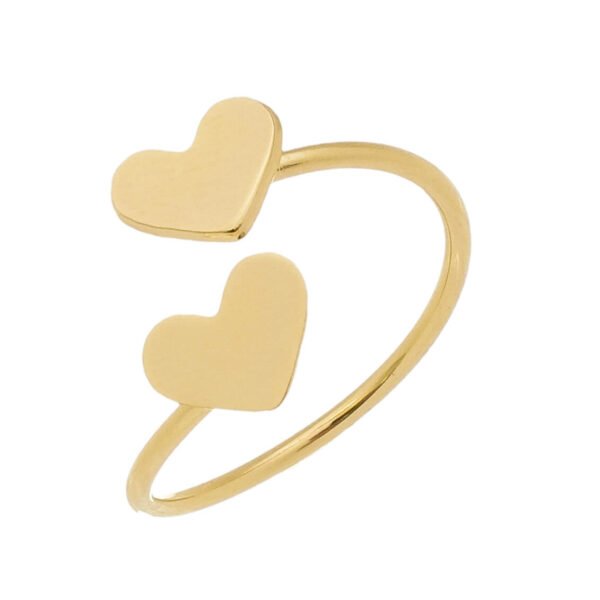 Anel Personalizado 2 Corações