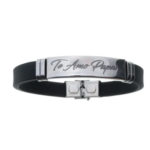 Pulseira de Inox Masculina Personalizada
